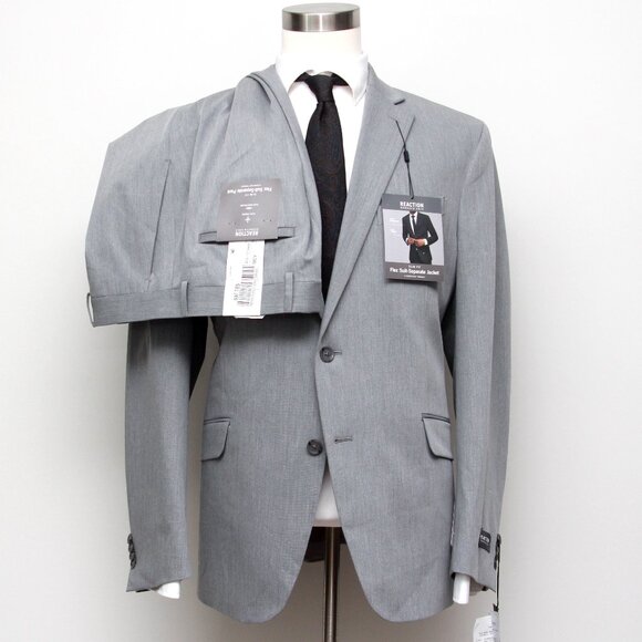 Kenneth Cole Reaction‎ Men's 2 pc Suit Blazer 46R Jacket Pants 34Wx34L E02121 - Picture 3 of 15
